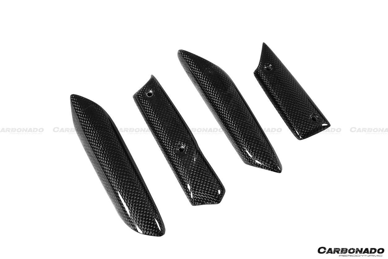 2015-2020 Ferrari 488 GTB Spyder OE Style Carbon Fiber Door Handle Interior - Carbonado Aero