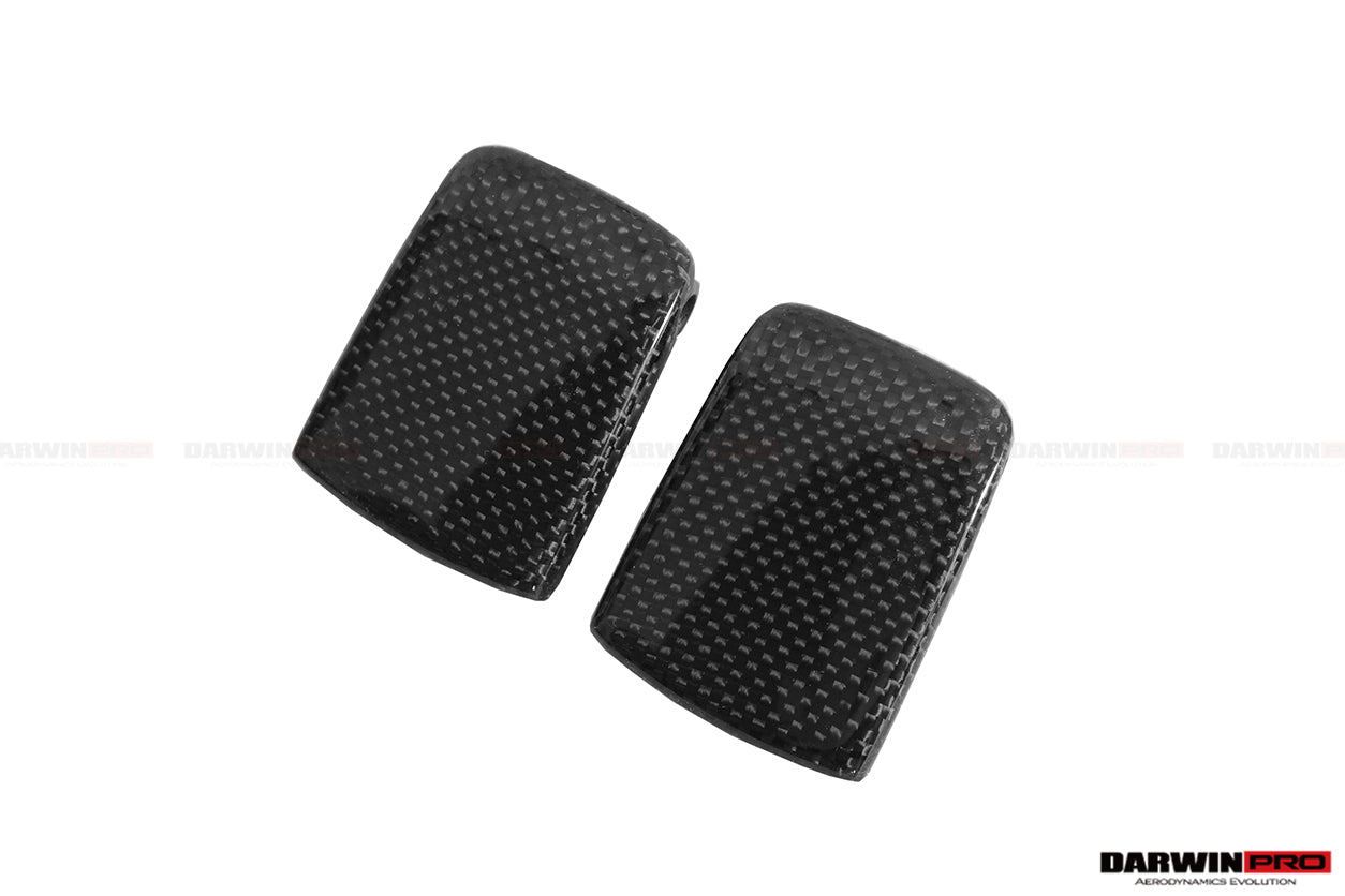 2015-2020 Ferrari 488 GTB/Spyder Carbon Fiber Door Handle Interior - DarwinPRO Aerodynamics