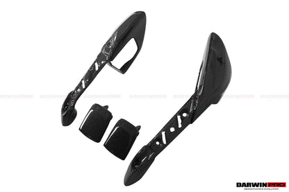 2015-2020 Ferrari 488 GTB/Spyder Carbon Fiber Door Handle Interior - DarwinPRO Aerodynamics