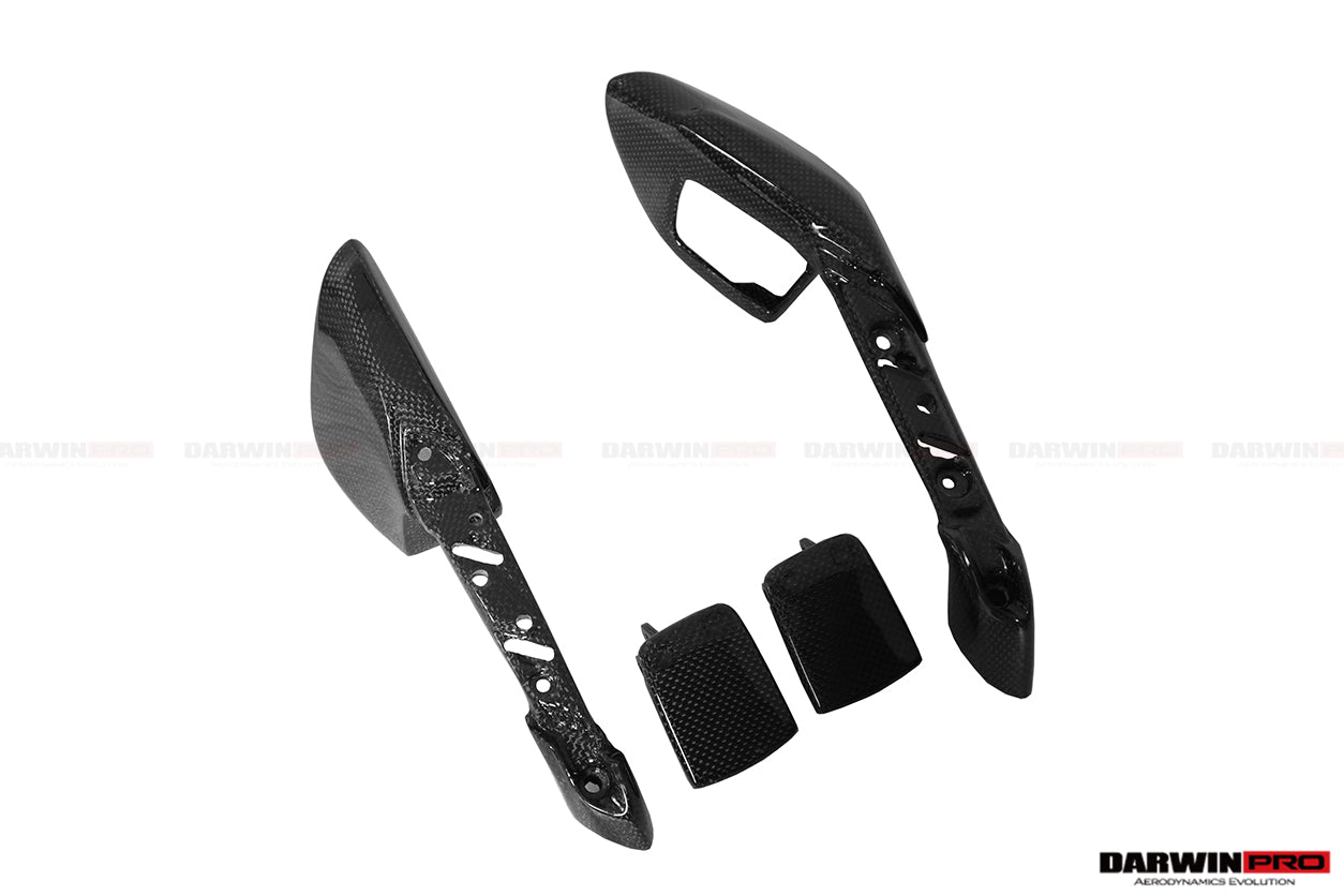 2015-2020 Ferrari 488 GTB/Spyder Carbon Fiber Door Handle Interior - DarwinPRO Aerodynamics