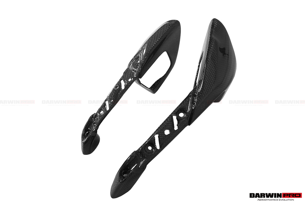 2015-2020 Ferrari 488 GTB/Spyder Carbon Fiber Door Handle Interior - DarwinPRO Aerodynamics