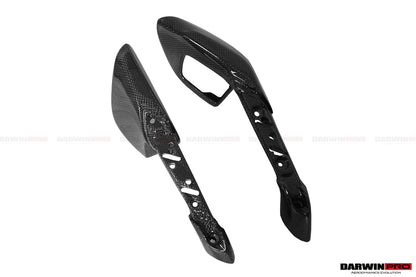 2015-2020 Ferrari 488 GTB/Spyder Carbon Fiber Door Handle Interior - DarwinPRO Aerodynamics