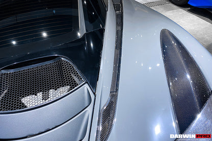 2017-2021 McLaren 720s Carbon Fiber Engine Hood Side Air Intake Vents - DarwinPRO Aerodynamics