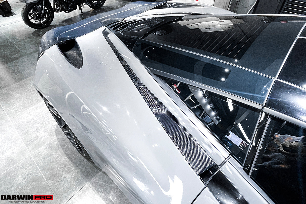 2017-2021 McLaren 720s Carbon Fiber Engine Hood Side Air Intake Vents - DarwinPRO Aerodynamics