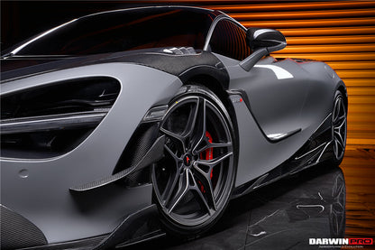 2017-2021 McLaren 720s Coupe Se²NWB Style Carbon Fiber Fender - DarwinPRO Aerodynamics