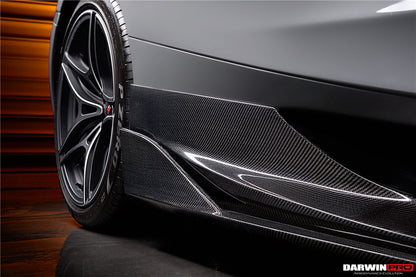 2017-2021 McLaren 720s Se²NWB Style Carbon Fiber Side Skirts - DarwinPRO Aerodynamics