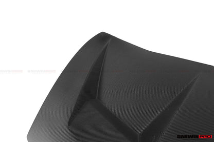 2015-2021 Lamborghini Huracan LP610/LP580/EVO BKSS Style Carbon Fiber Hood - DarwinPRO Aerodynamics