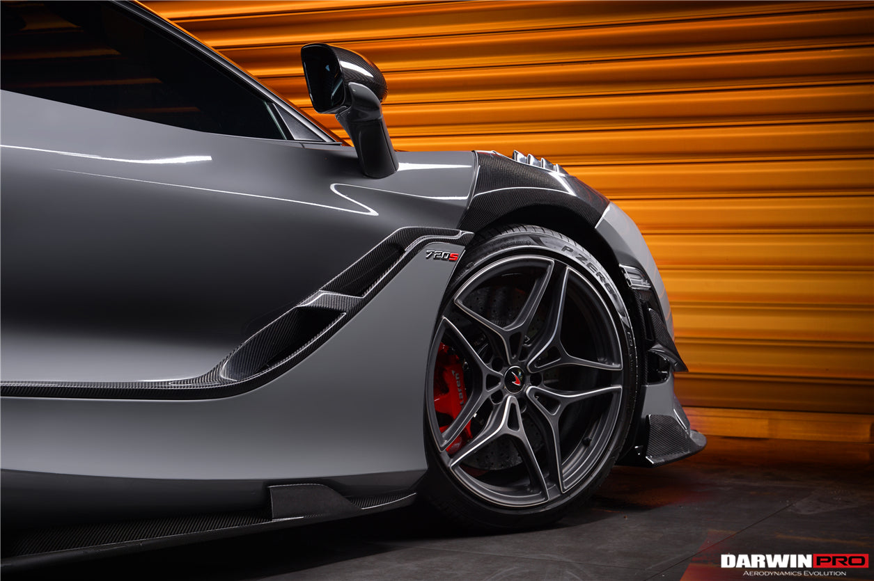 2017-2021 McLaren 720s Se²NWB Style Carbon Fiber Fender - DarwinPRO Aerodynamics