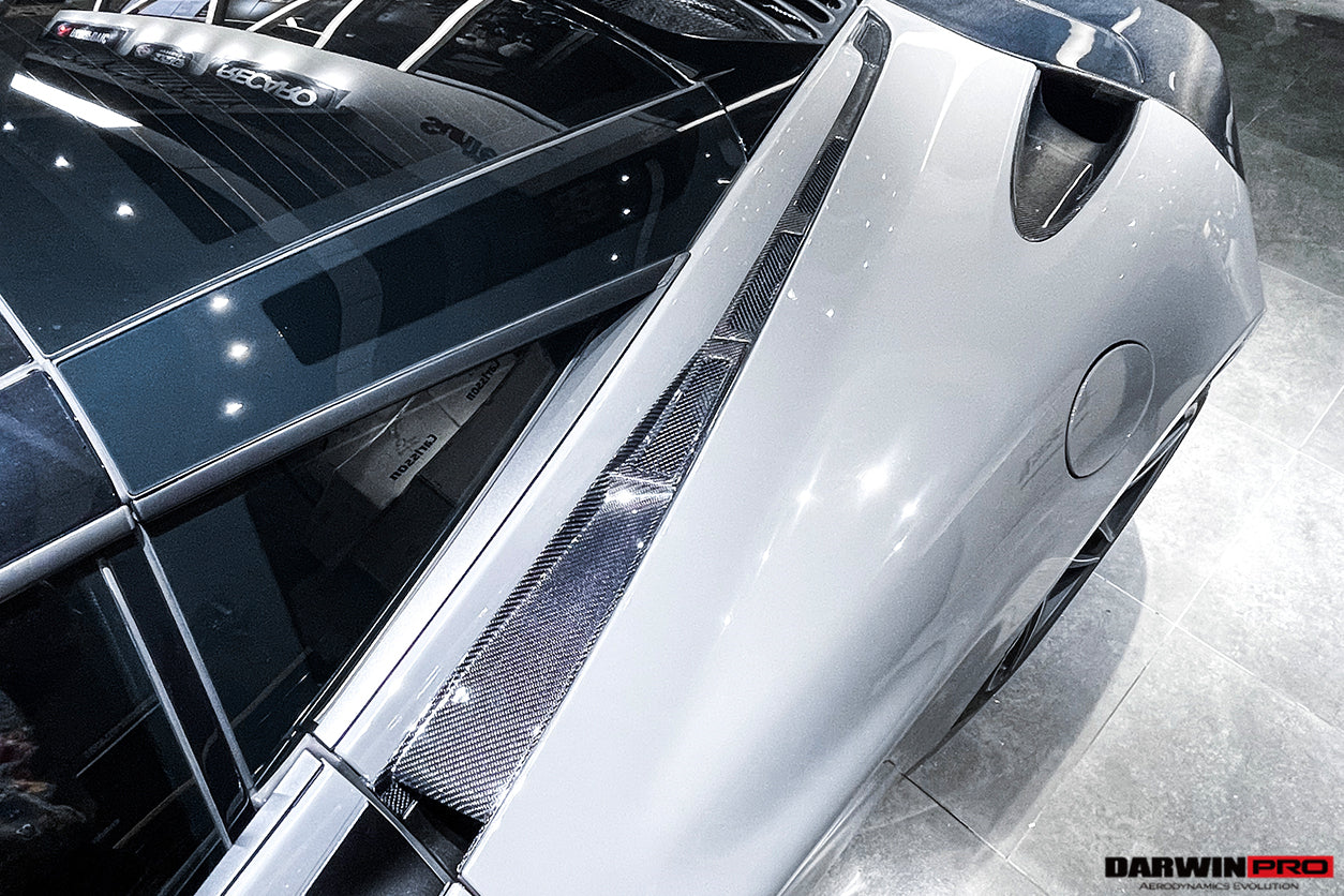 2017-2021 McLaren 720s Carbon Fiber Engine Hood Side Air Intake Vents - DarwinPRO Aerodynamics