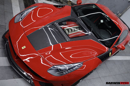 2012-2017 Ferrari F12 Berlinetta IMP Performance Carbon Fiber Hood - DarwinPRO Aerodynamics