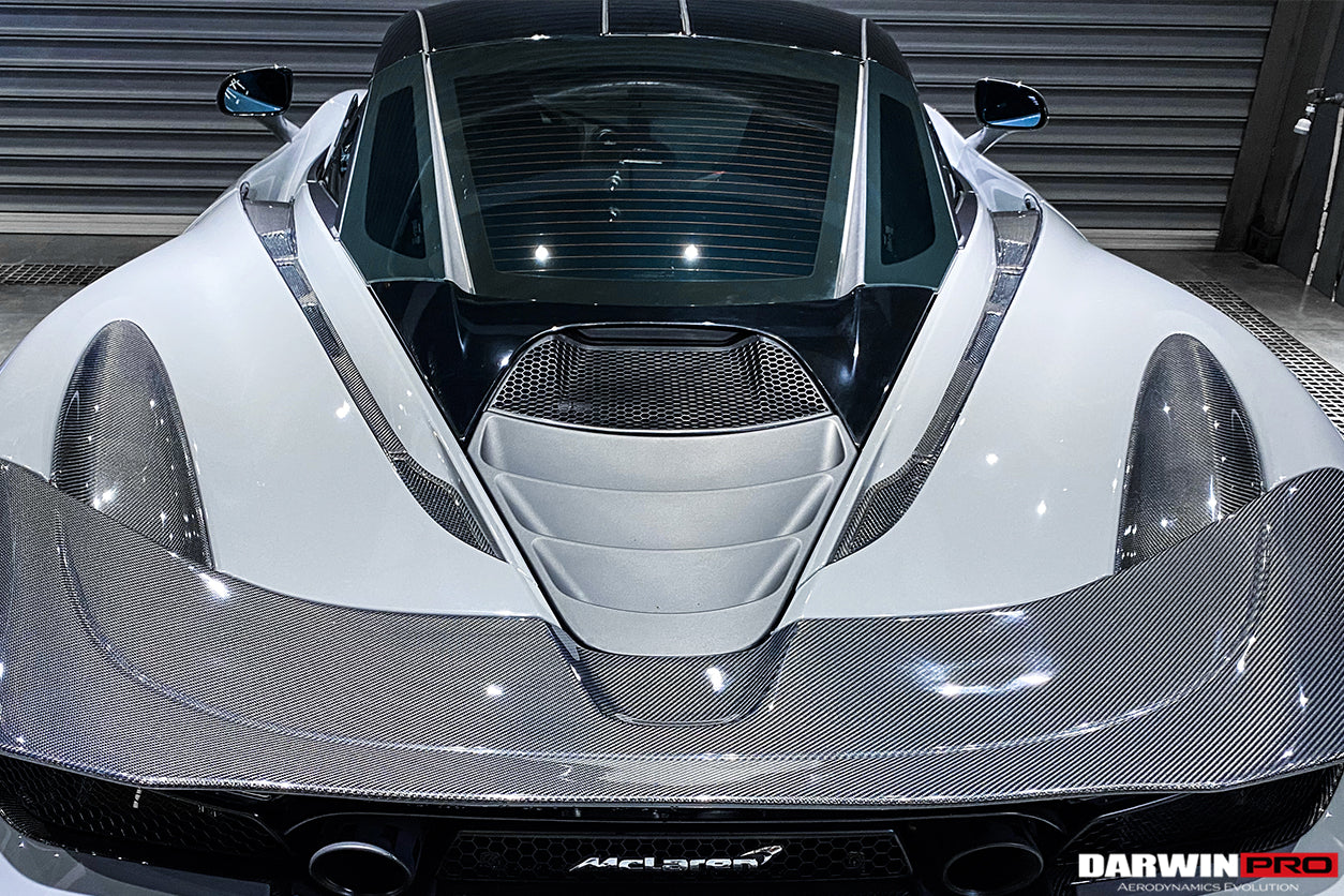 2017-2021 McLaren 720s Carbon Fiber Engine Hood Side Air Intake Vents - DarwinPRO Aerodynamics