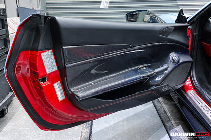 2015-2020 Ferrari 488 GTB/Spyder Carbon Fiber Door Panel Interior - DarwinPRO Aerodynamics