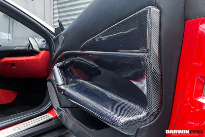 2015-2020 Ferrari 488 GTB/Spyder Carbon Fiber Door Panel Interior - DarwinPRO Aerodynamics