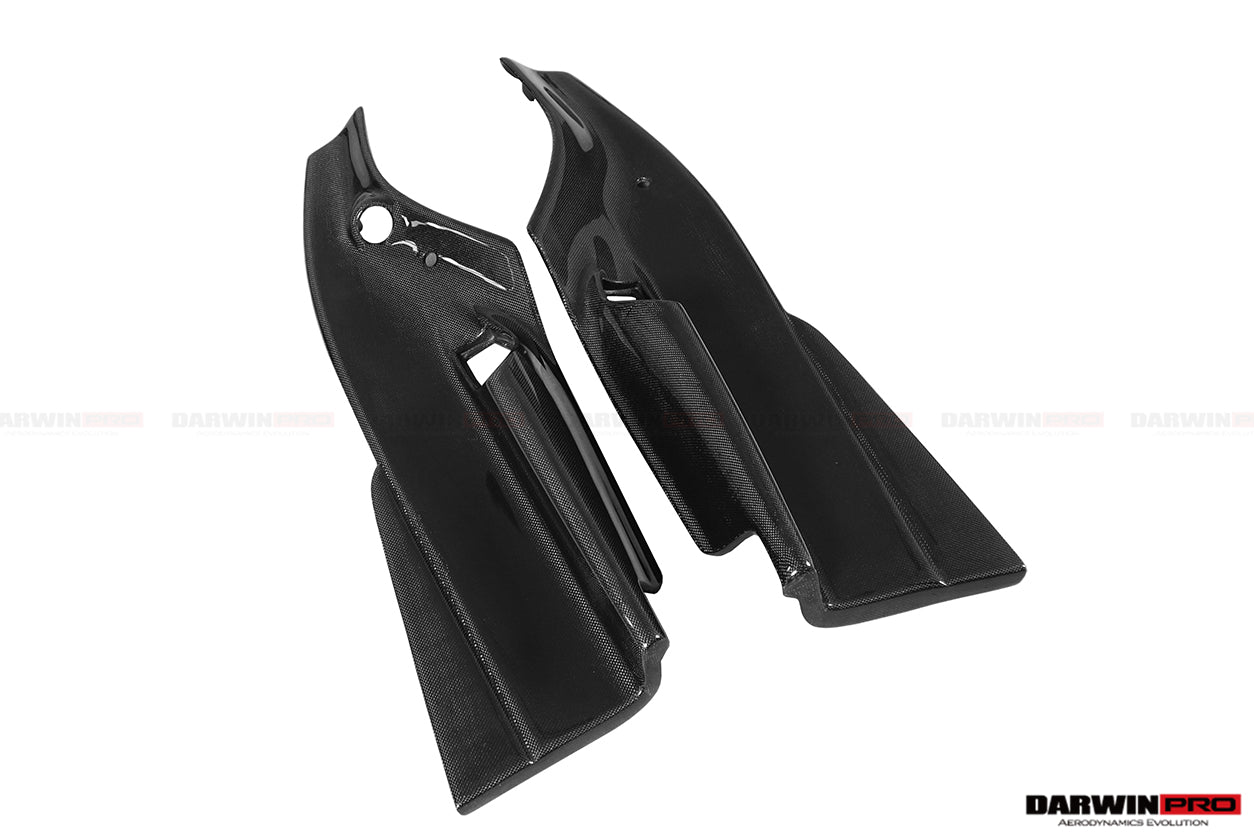 2015-2020 Ferrari 488 GTB/Spyder Carbon Fiber Door Panel Interior - DarwinPRO Aerodynamics