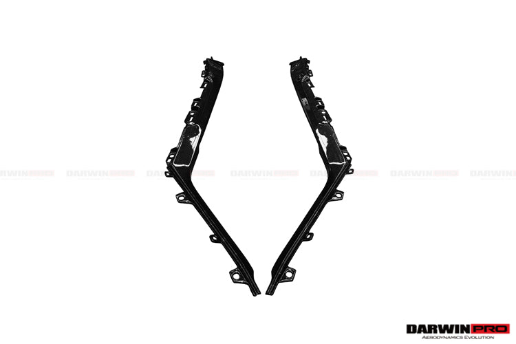 2015-2022 Lamborghini Huracan LP610/LP580 Autoclave Carbon Fiber Center Console Border Trim - DarwinPRO Aerodynamics