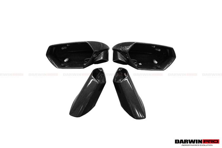 2015-2023 Lamborghini Huracan LP610/LP580/EVO/STO/PERFORMANTE Autoclave Carbon Fiber Mirror Housing Repalcement - DarwinPRO Aerodynamics