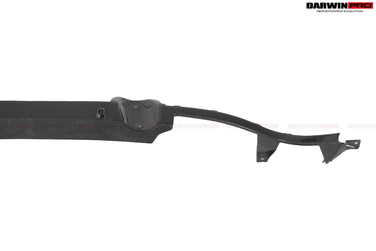 2017-2021 McLaren 720s Dry Carbon Fiber Rear Bumper Upper Exhaust Valance Panel - DarwinPRO Aerodynamics