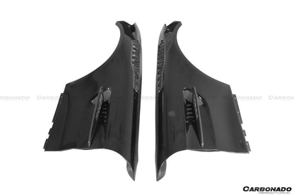 2015-2021 Mercedes Benz AMG GT/GTS/GTC/GTR BK Style Partial Carbon Fiber Front Fender - Carbonado Aero