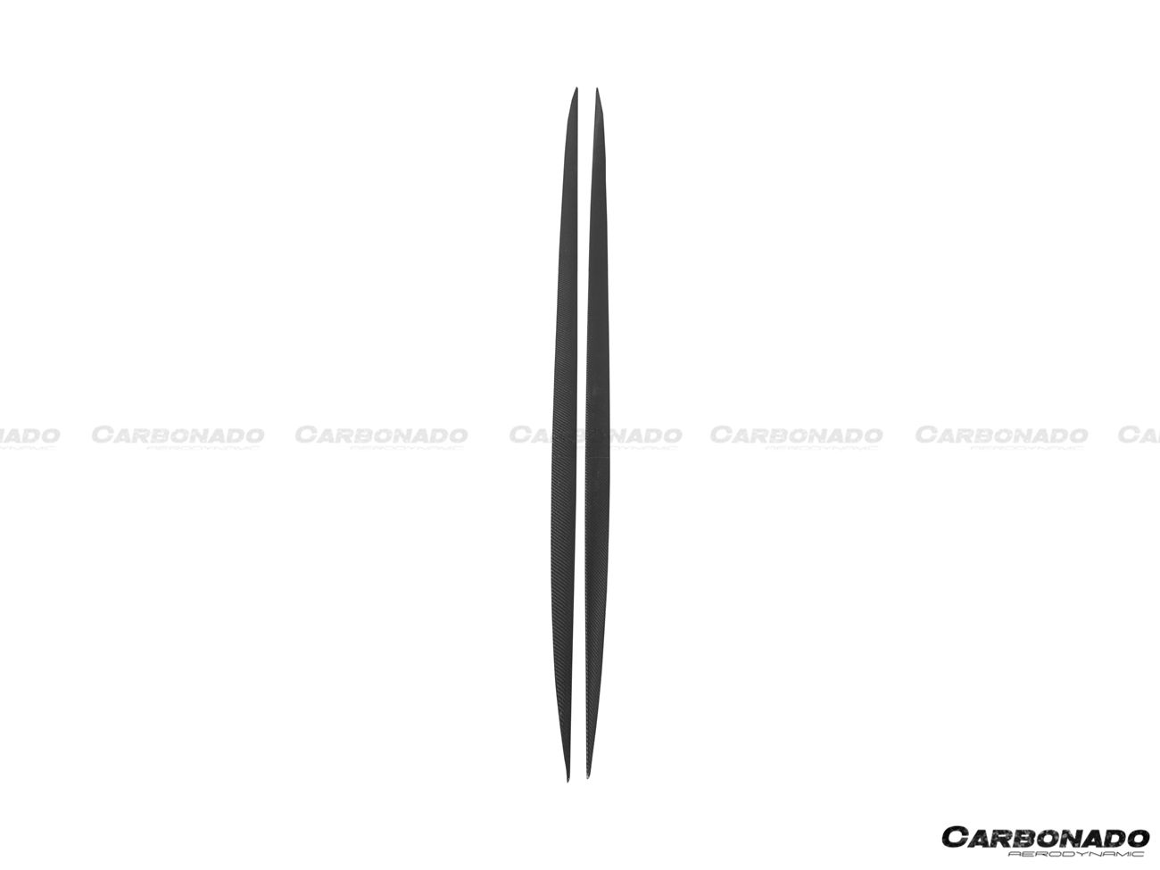 2019-2023 Mercedes Benz AMG GT63/S 4Door Coupe X290 OEM Style Carbon Fiber Side Skirts - Carbonado Aero