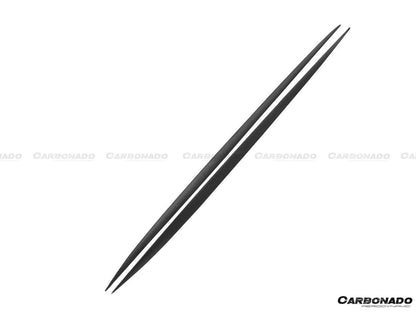 2019-2023 Mercedes Benz AMG GT63/S 4Door Coupe X290 OEM Style Carbon Fiber Side Skirts - Carbonado Aero