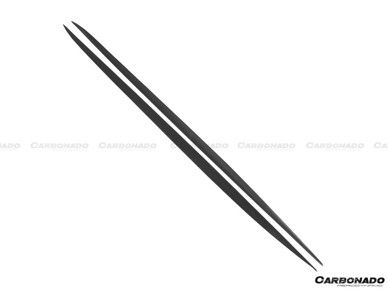 2019-2023 Mercedes Benz AMG GT63/S 4Door Coupe X290 OEM Style Carbon Fiber Side Skirts - Carbonado Aero