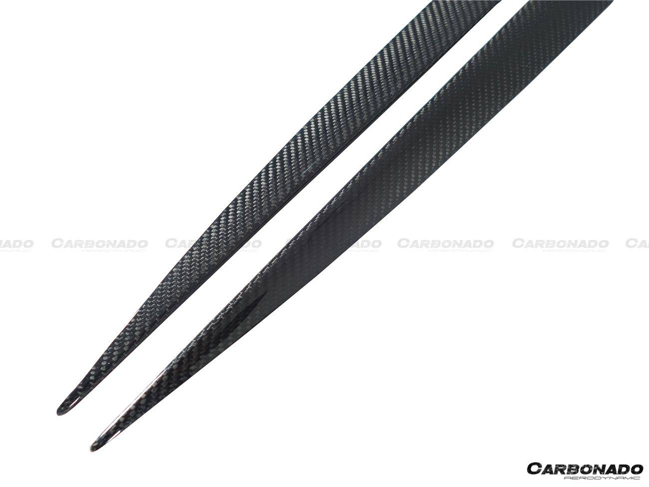 2019-2023 Mercedes Benz AMG GT63/S 4Door Coupe X290 OEM Style Carbon Fiber Side Skirts - Carbonado Aero