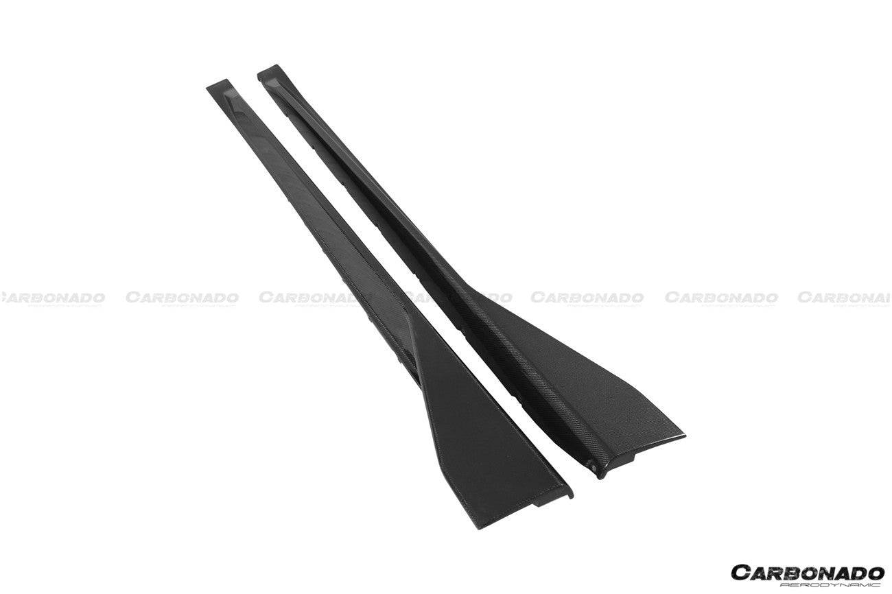 2021-UP BMW M4 G82/G83 MP Style Carbon Fiber Side Skirts - Carbonado Aero