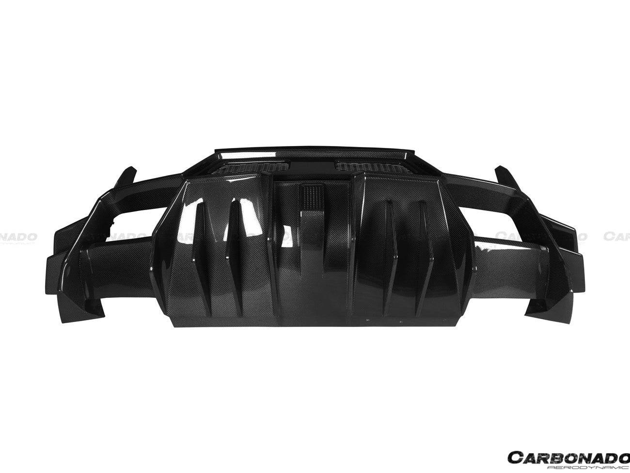 2004-2008 Lamborghini Gallardo IRON Style Rear Bumper - Carbonado Aero