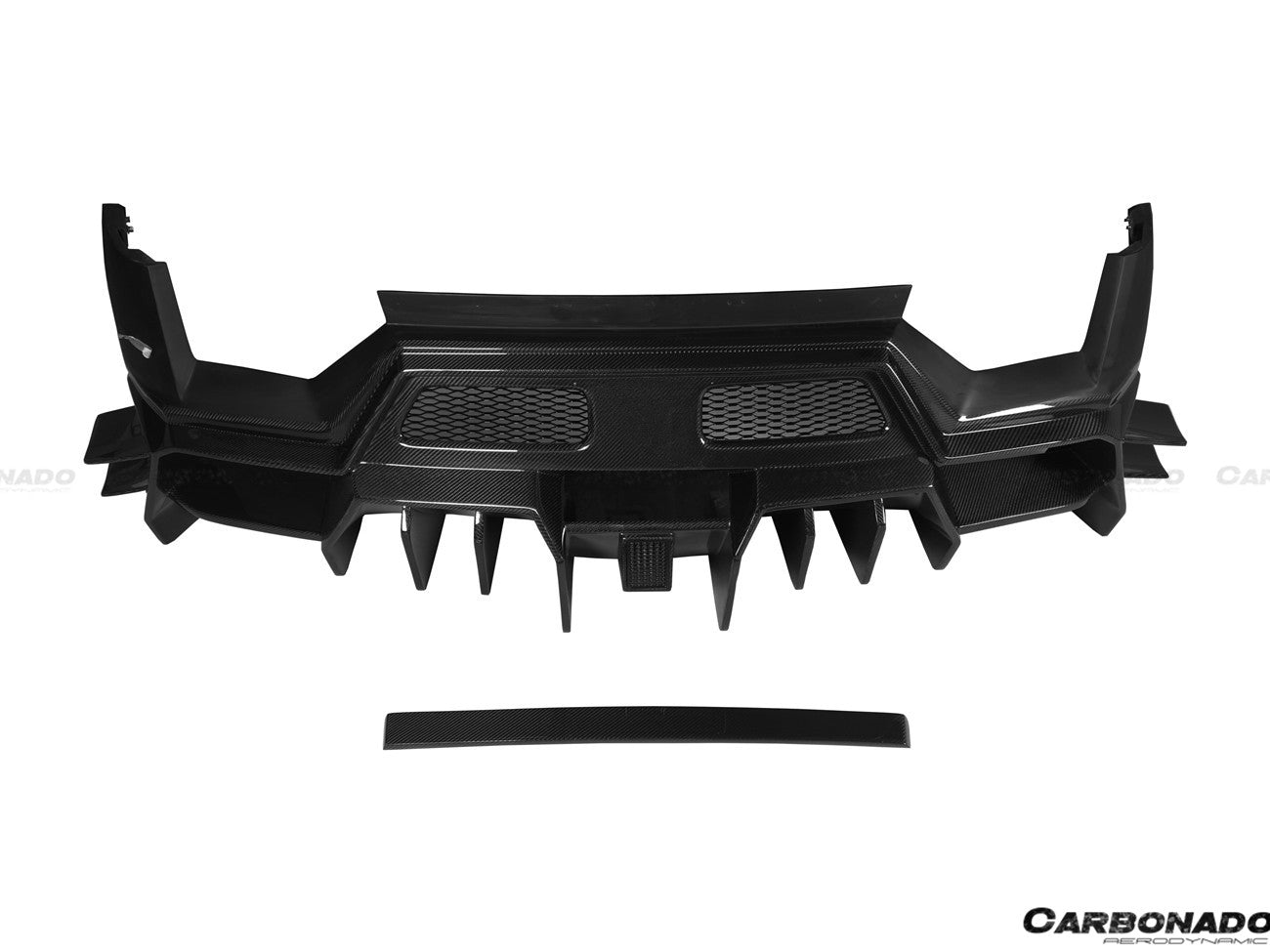 2004-2008 Lamborghini Gallardo IRON Style Rear Bumper - Carbonado Aero
