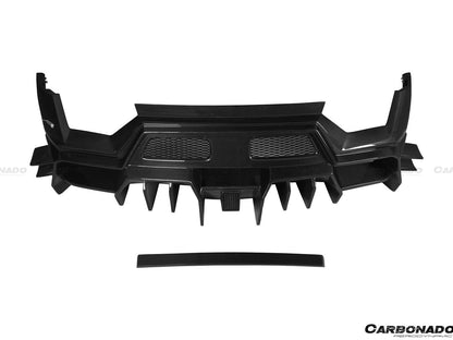 2004-2008 Lamborghini Gallardo IRON Style Rear Bumper - Carbonado Aero