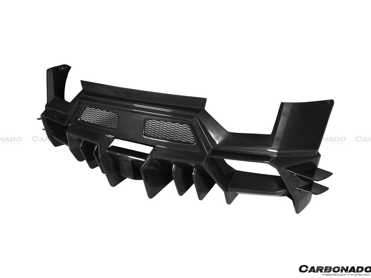 2004-2008 Lamborghini Gallardo IRON Style Rear Bumper - Carbonado Aero