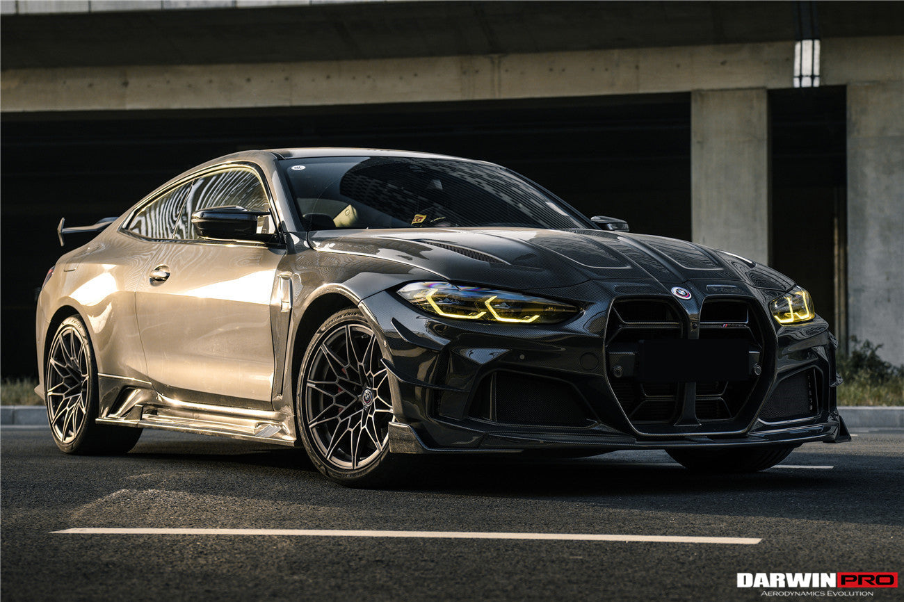 2021-UP BMW M4 G82/G83 BKSSII Style Front Bumper and Front Fender and Side Skirts - DarwinPRO Aerodynamics