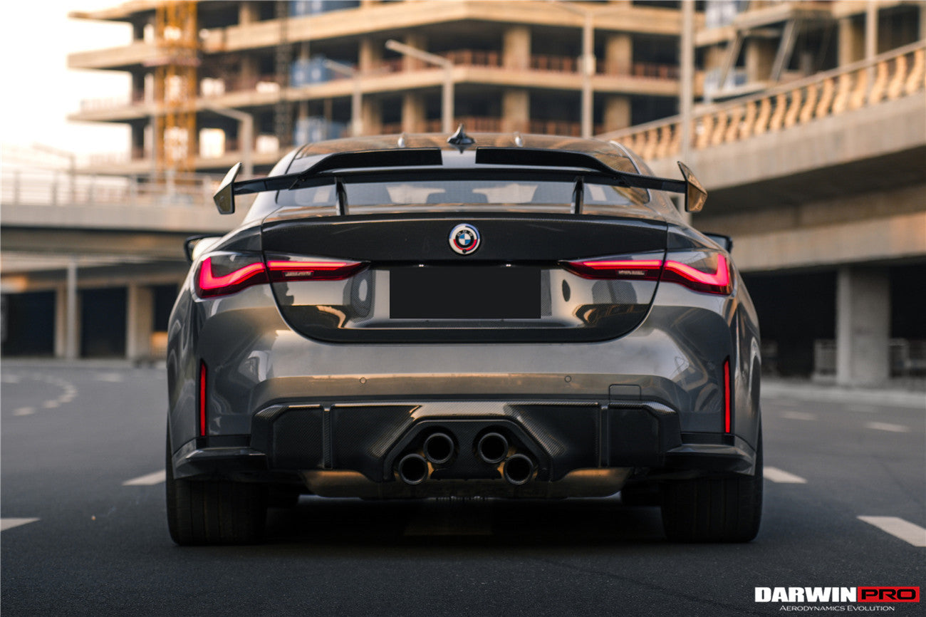 2021-UP BMW M4 G82 4 Series G22 BKSSII Style Carbon Fiber Trunk Spoiler - DarwinPRO Aerodynamics