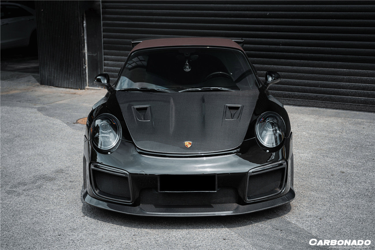 2012-2015 Porsche 911 991.1 Carrera S 2C Convert 991.2 GT2RS Style Part Carbon Fiber Full Body Kit