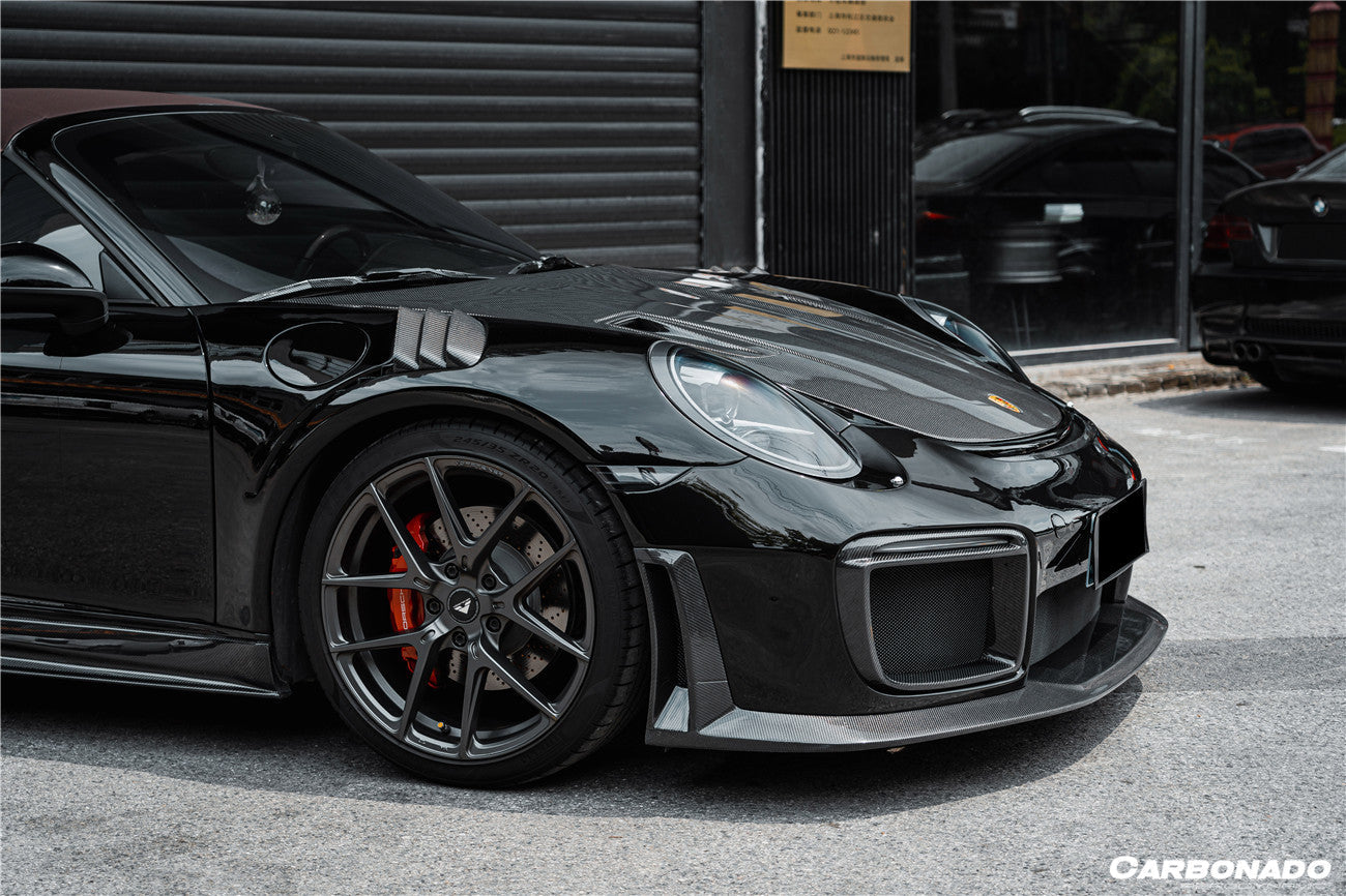 2012-2015 Porsche 911 991.1 Carrera S 2C Convert 991.2 GT2RS Style Part Carbon Fiber Full Body Kit