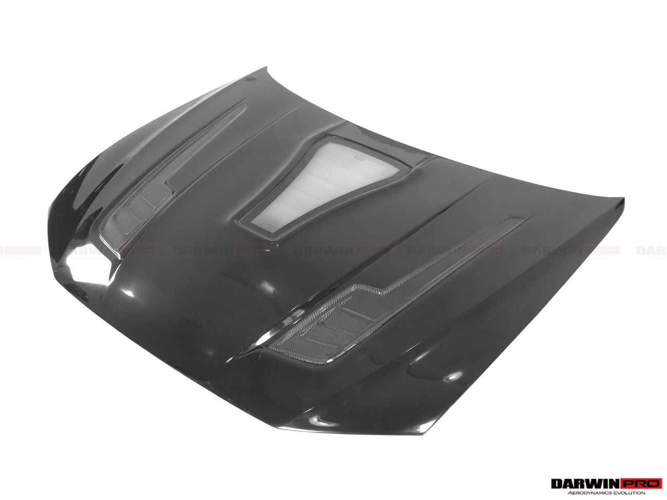 2019-2023 Audi RS6 Avant C8 IMP Performance Partial Carbon Fiber Hood - DarwinPRO Aerodynamics