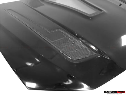 2019-2023 Audi RS6 Avant C8 IMP Performance Partial Carbon Fiber Hood - DarwinPRO Aerodynamics
