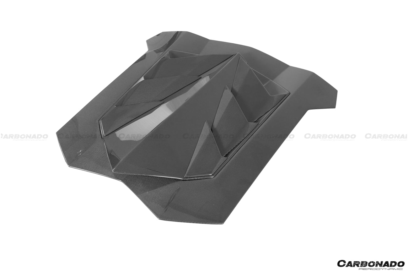 2011-2016 Lamborghini Aventador LP700 LP740 Coupe DC Style Carbon Fiber Engine Trunk - Carbonado