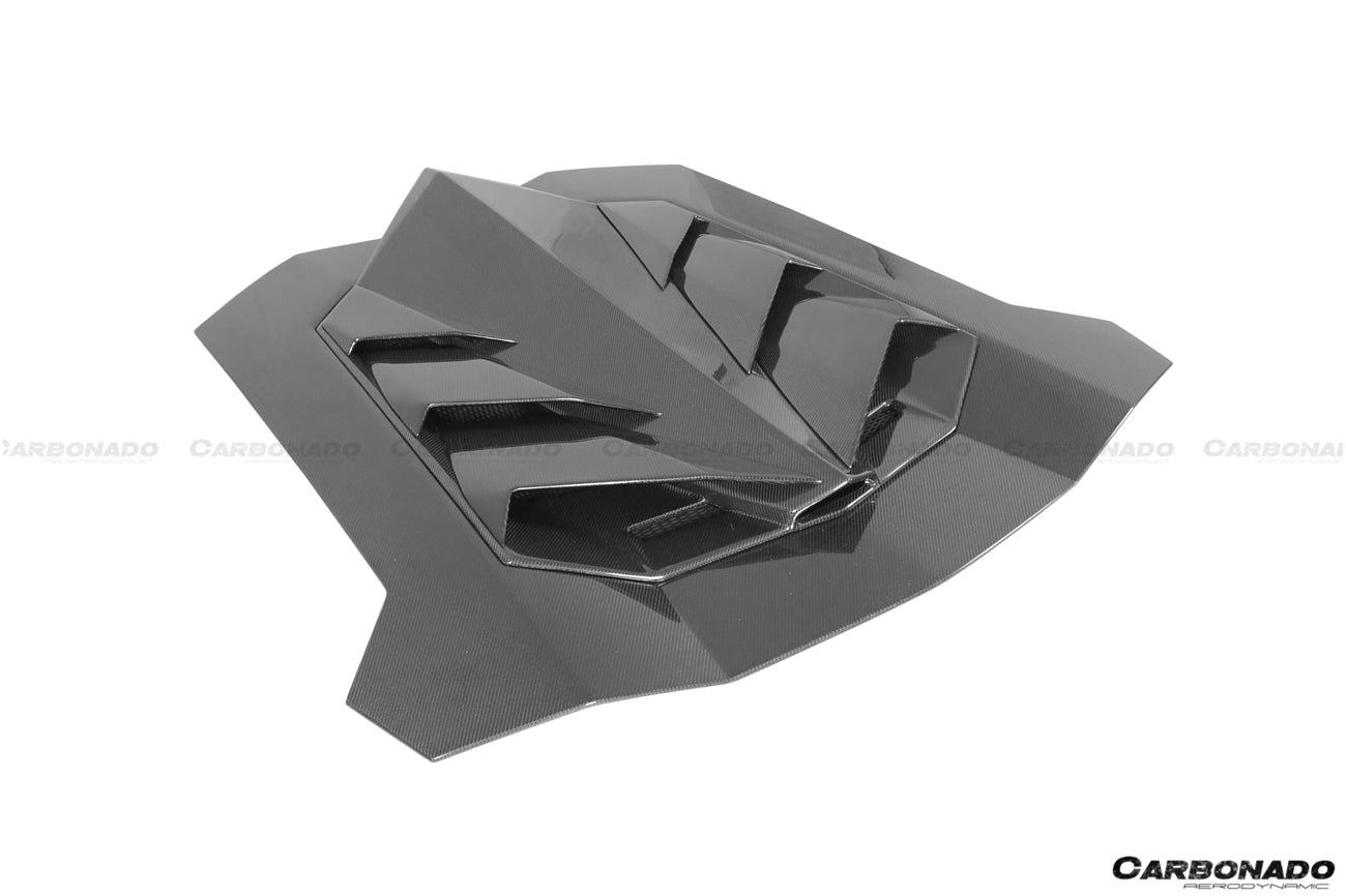 2011-2016 Lamborghini Aventador LP700 LP740 Coupe DC Style Carbon Fiber Engine Trunk - Carbonado