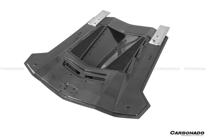 2011-2016 Lamborghini Aventador LP700 LP740 Coupe DC Style Carbon Fiber Engine Trunk - Carbonado