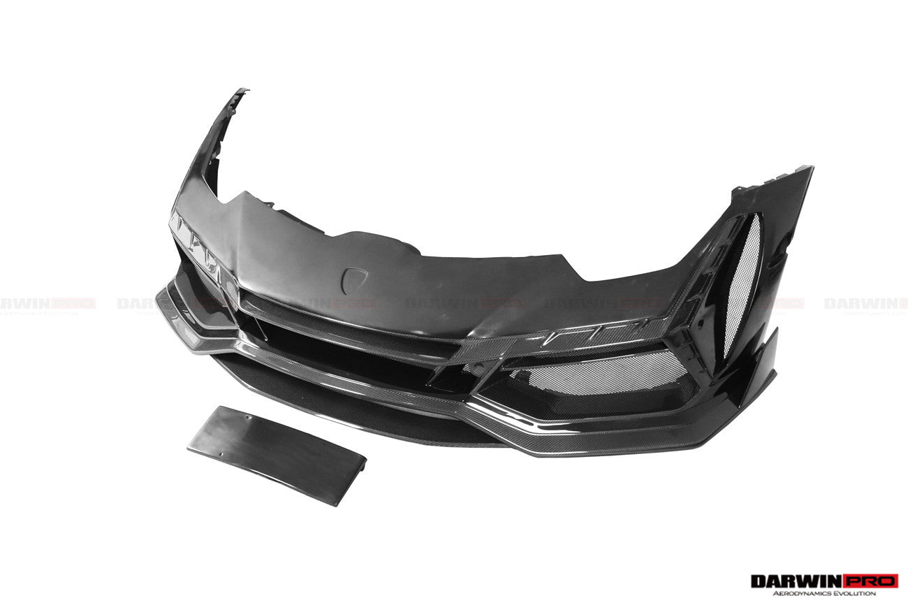 2015-2022 Lamborghini Huracan LP610 & LP580 & EVO BKSSII Style Front Bumper - DarwinPRO Aerodynamics