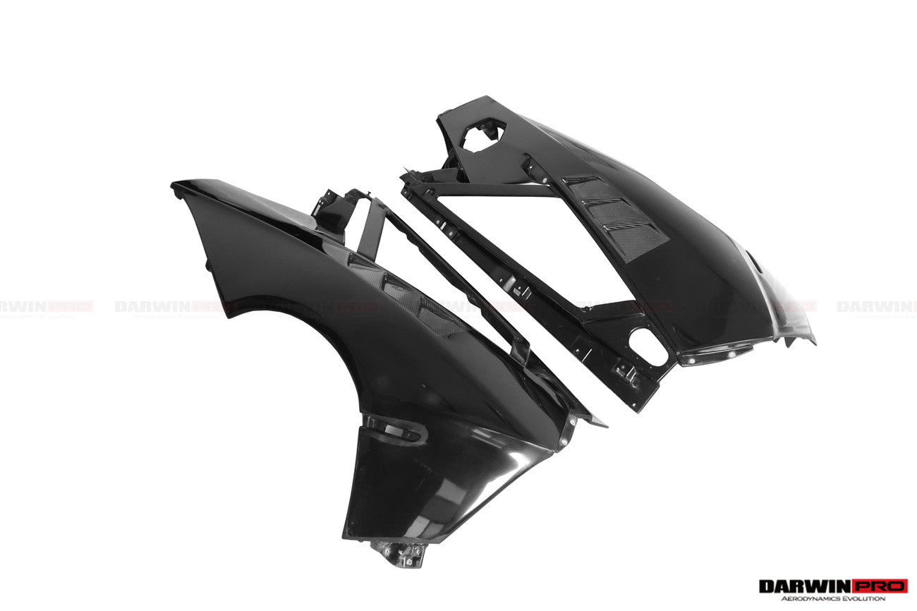 2011-2016 Lamborghini Aventador LP700 Coupe/Roadster BKSSII Style Carbon Fiber Rear Quarter Panels - DarwinPRO Aerodynamics