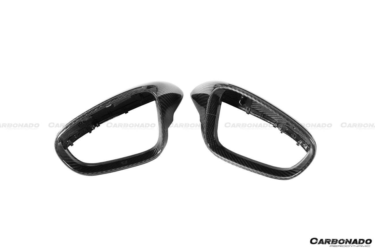 2019-2024 Porsche 911 992 Carrera S/4/4S/Targa/Cabriolet OEM Style Dry Carbon Fiber Mirror Housing - Carbonado