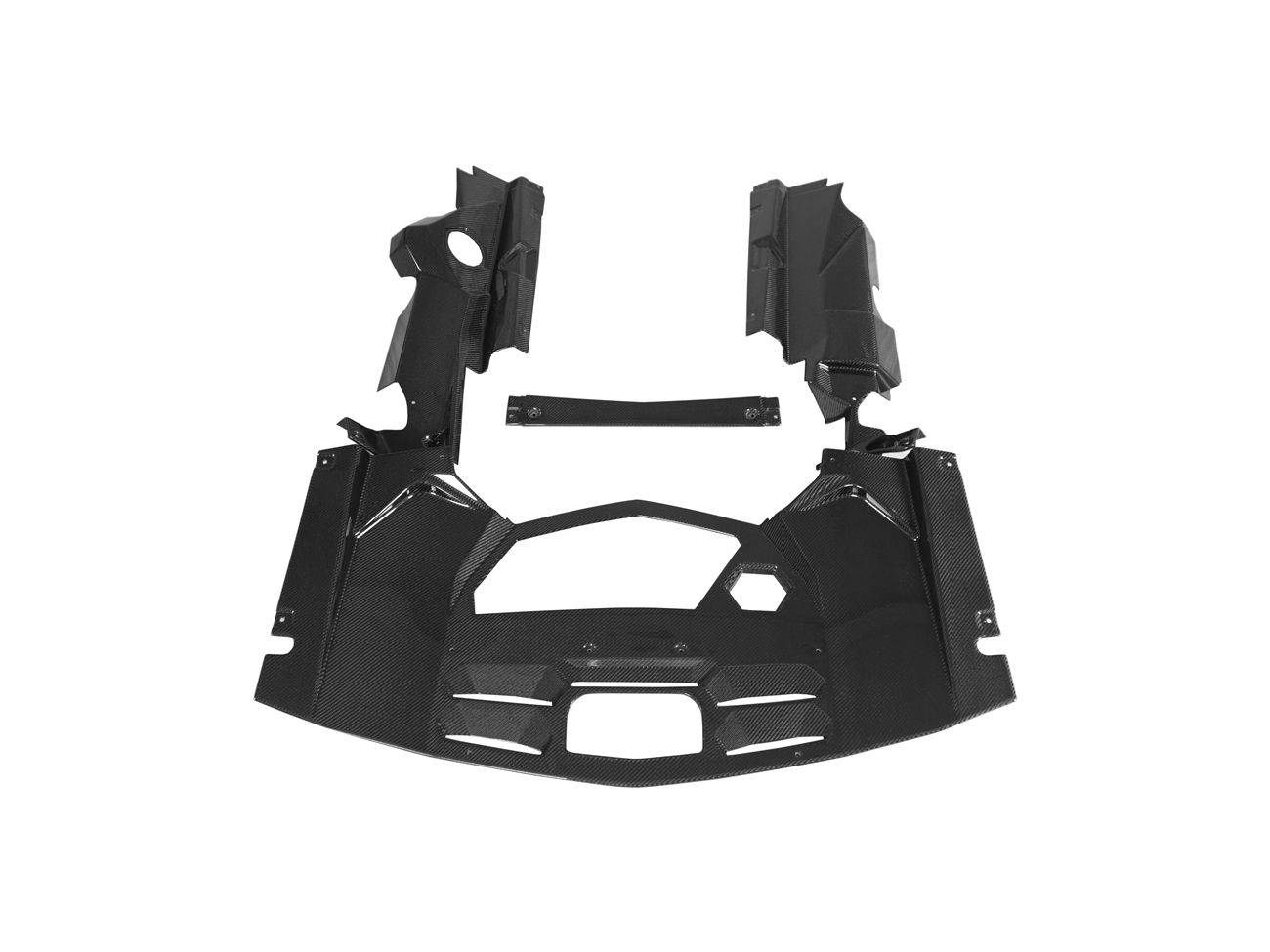2013-2016 Lamborghini Aventador LP700 Roadster Carbon Fiber Engine Bay Panels Repalcement - Carbonado