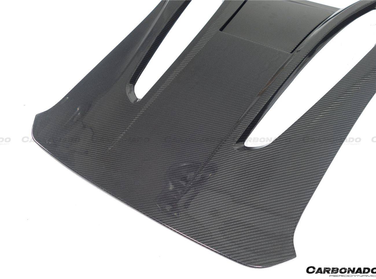 2015-2020 McLaren 540c/570s Coupe Autoclave OEM Style Dry Carbon Fiber Rear Engine Trunk Replacement - Carbonado Aero