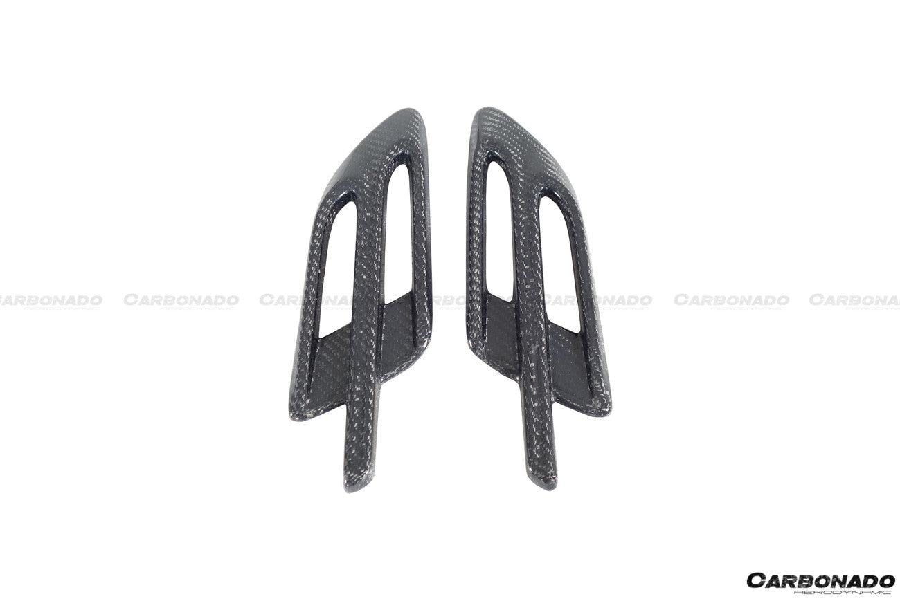 2016-2019 Bentley Bentayga OD Style Carbon Fiber Fender Vents - Carbonado