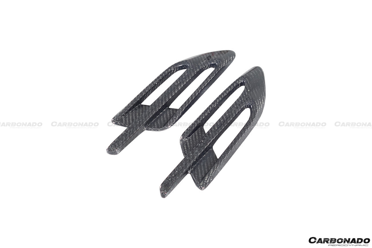 2016-2019 Bentley Bentayga OD Style Carbon Fiber Fender Vents - Carbonado