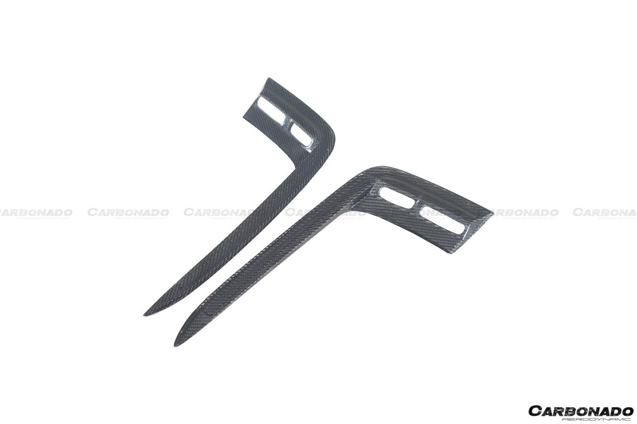 2016-2019 Bentley Bentayga OD Style Carbon Fiber Fog Light Cover - Carbonado