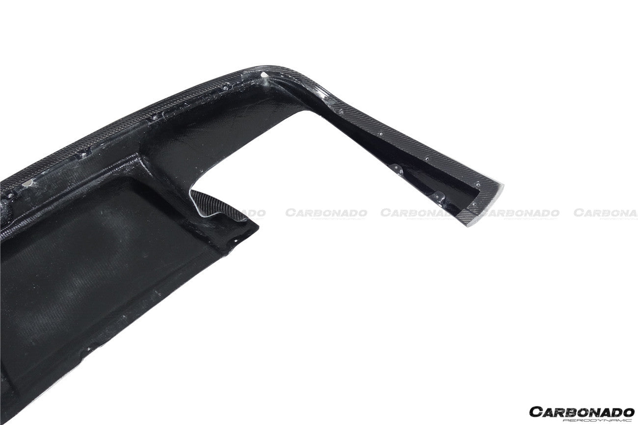 2016-2019 Bentley Bentayga OD Style Carbon Fiber Rear Lip - Carbonado