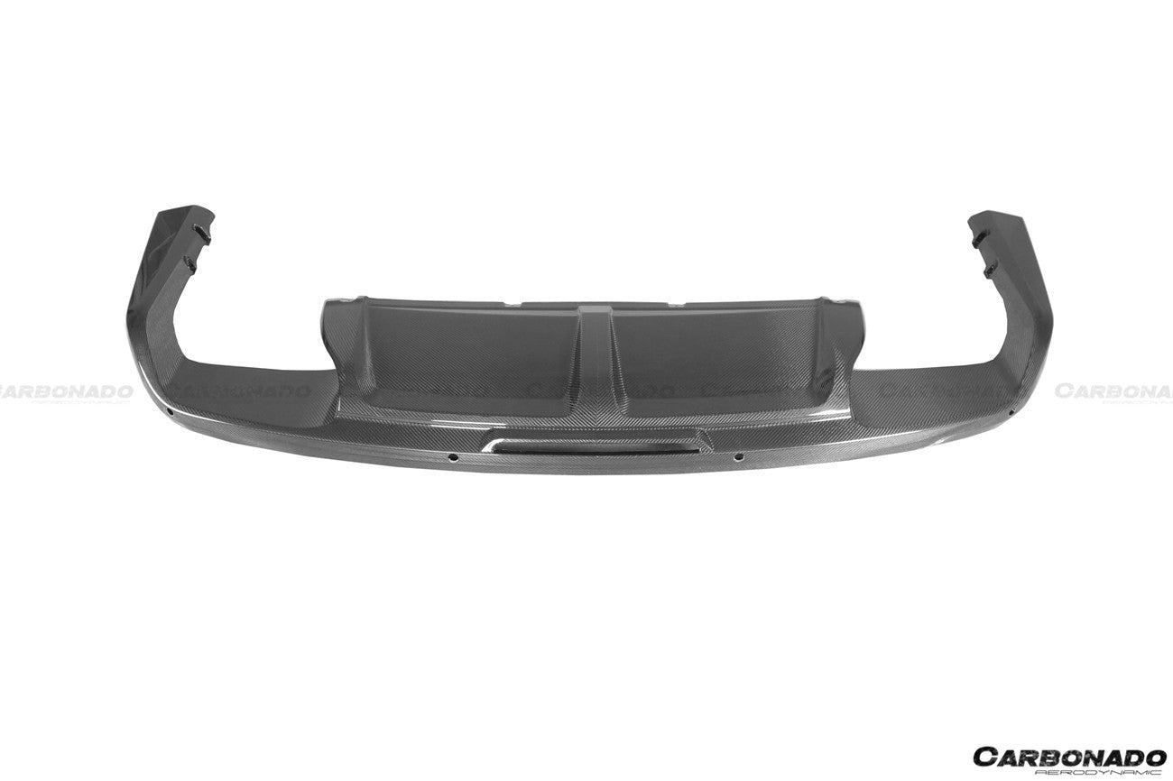 2016-2019 Bentley Bentayga OD Style Carbon Fiber Rear Lip - Carbonado